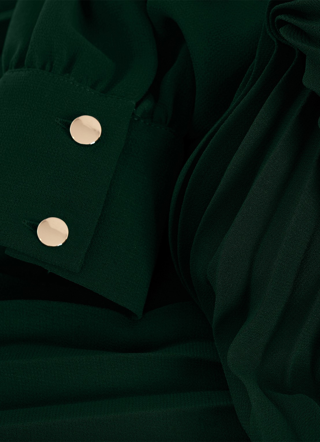 Phase Eight Azealia ribgebreide mini jurk met stretch - detail 5 groen