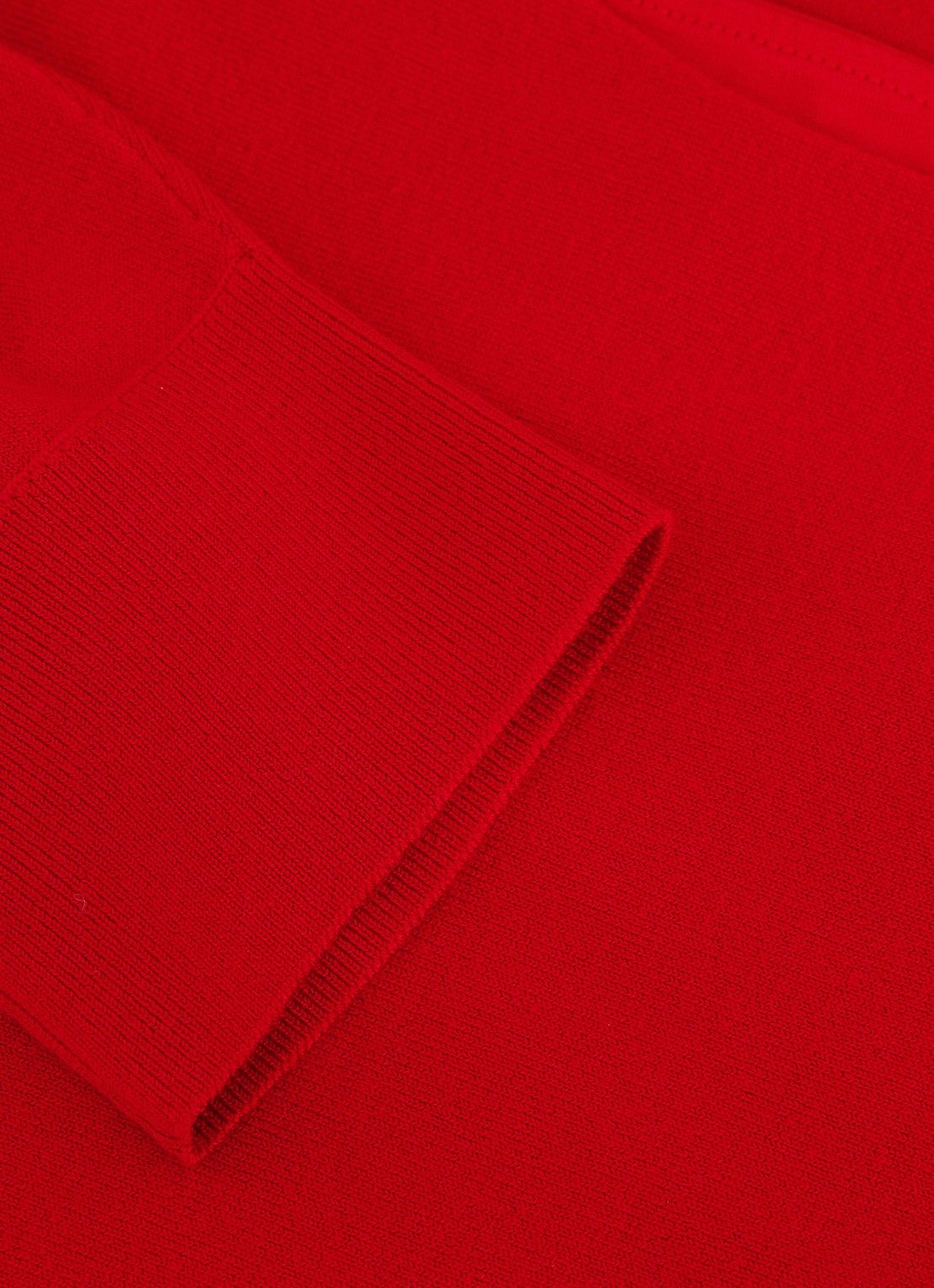 Phase Eight Becca mini fijngebreide jurk met vleermuismouw - detail 7 rood