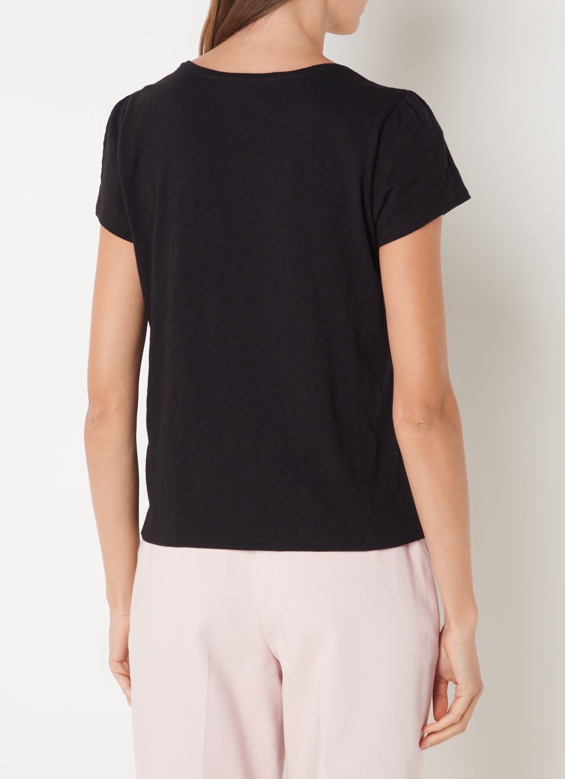 Phase Eight Bella top met rechthoekige hals - achterkant 4 zwart
