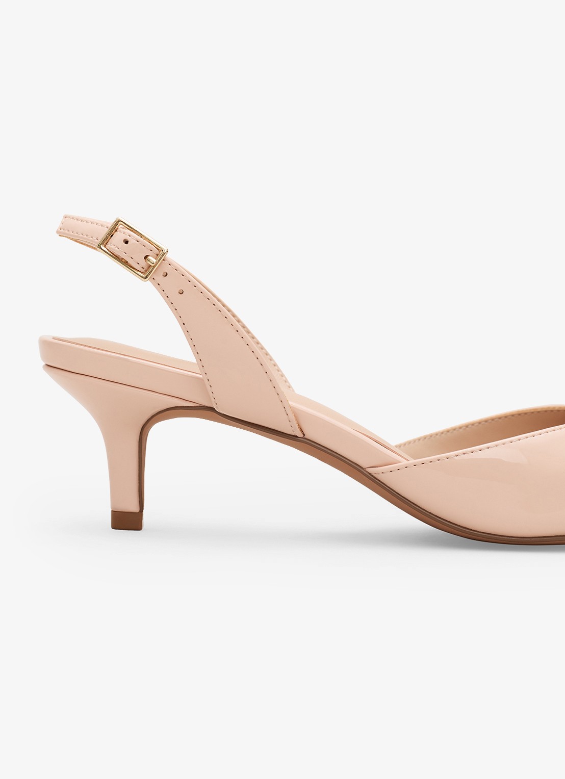 Phase Eight Bow slingback met strikdetail  - achterkant oudroze