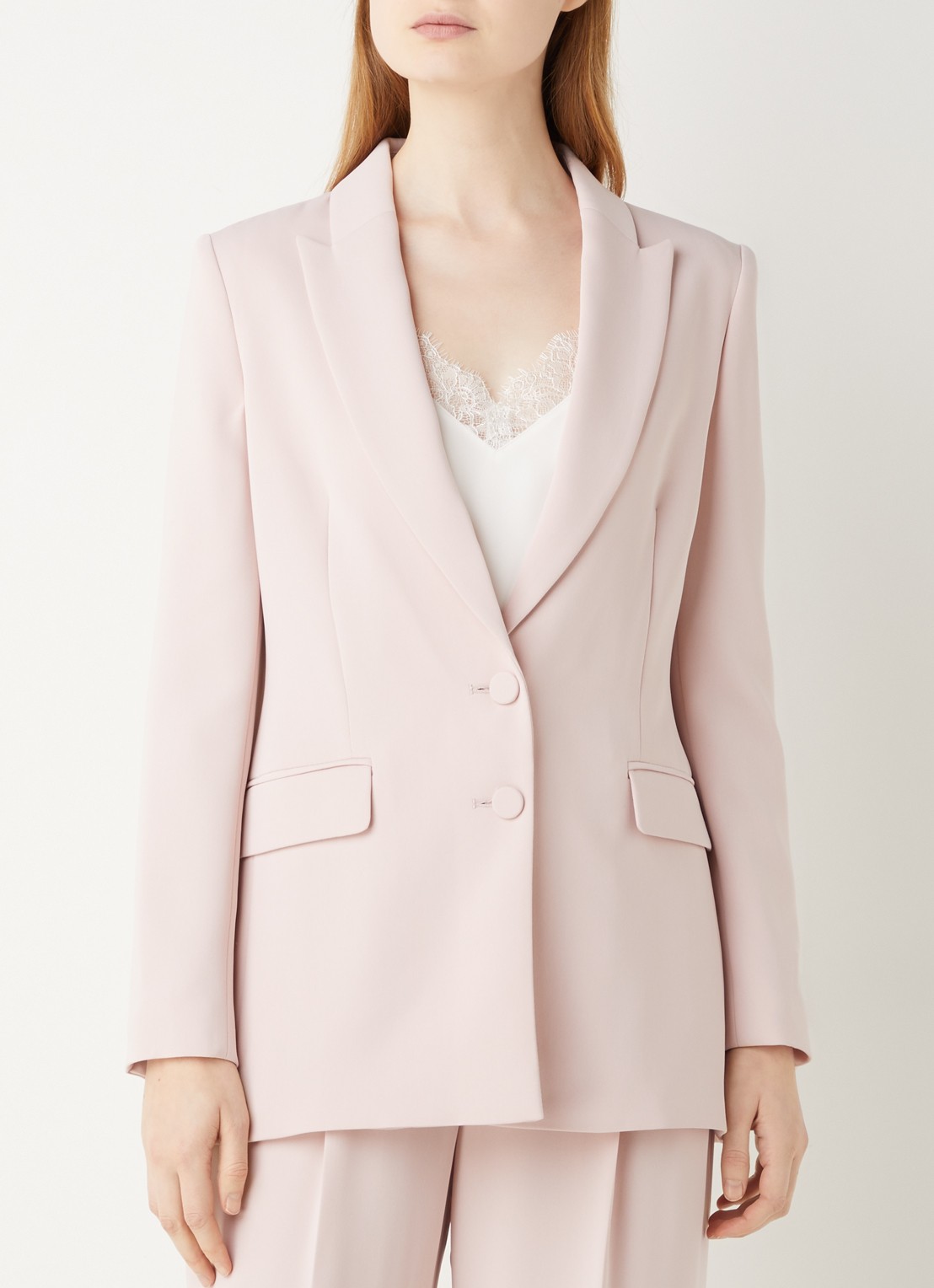 Phase Eight Cadie blazer met klepzakken - detail 4 oudroze