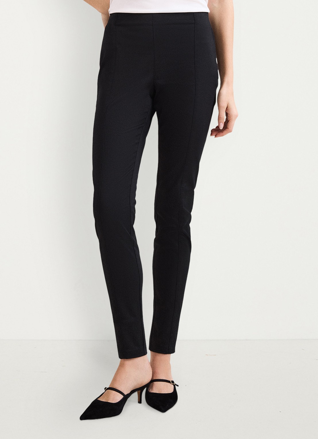 Phase Eight Charlie slim fit pantalon - detail zwart