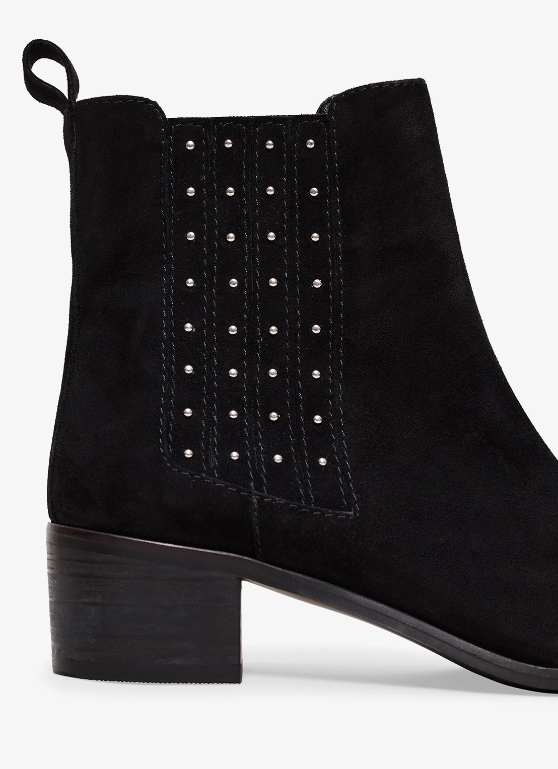 Phase Eight Chelsea boot met strass - detail 4 zwart