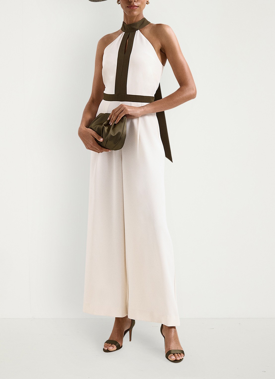 Phase Eight Clutch met afneembare schouderriem - voorkant 2 groen
