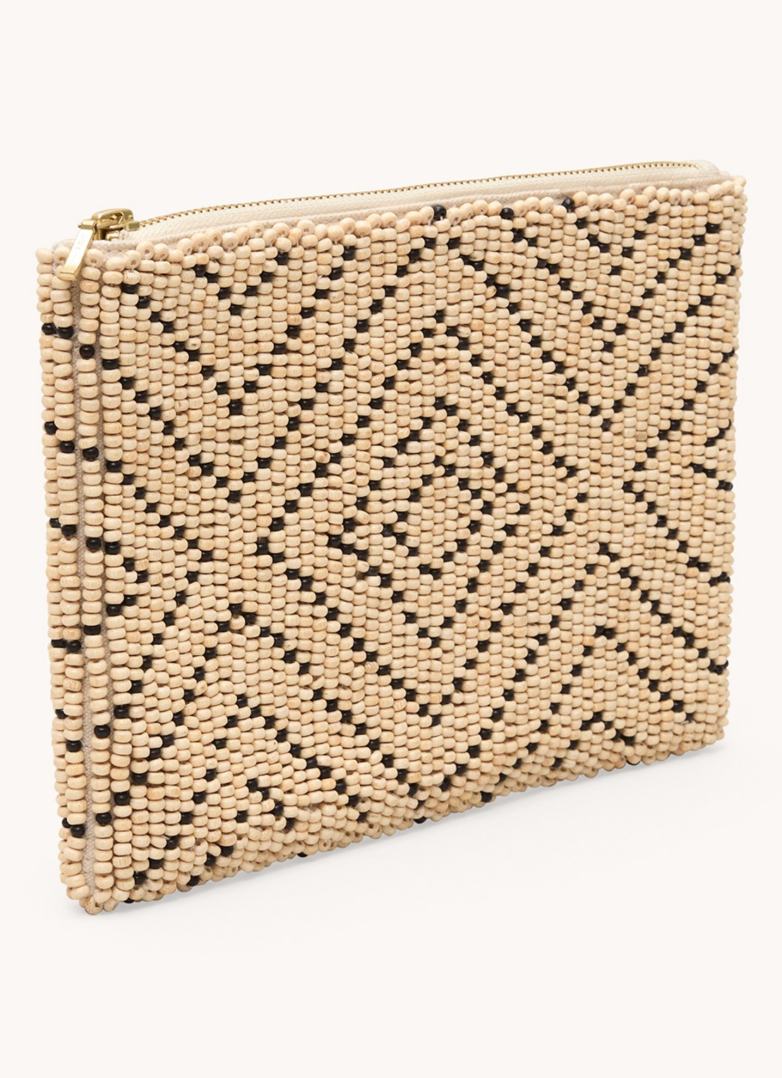 Phase Eight Clutch met kralendecoratie - detail 3 wit