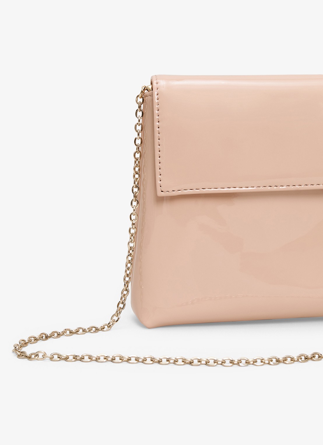 Phase Eight Clutch met lakfinish - achterkant 7 oudroze