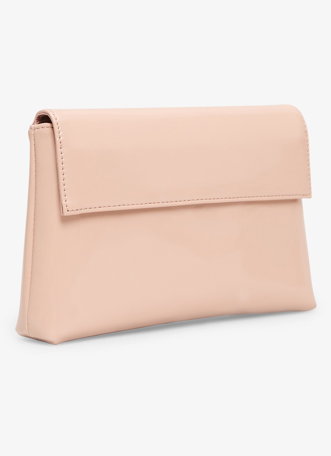 Phase Eight Clutch met lakfinish - detail 2 oudroze