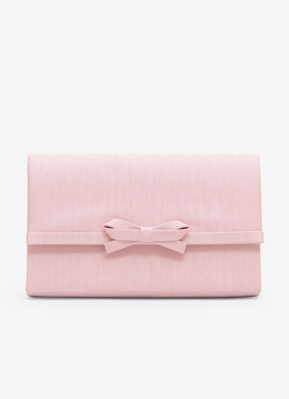 Phase Eight Clutch met strik detail - voorkant oudroze