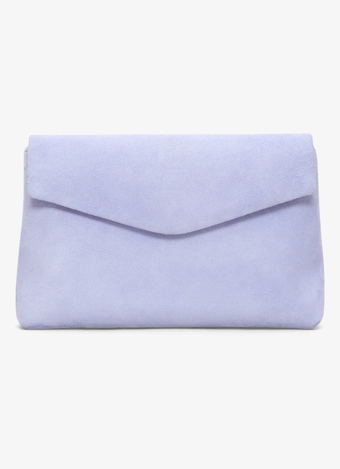 Phase Eight Clutch van suède met afneembare schouderriem - detail 3 paars