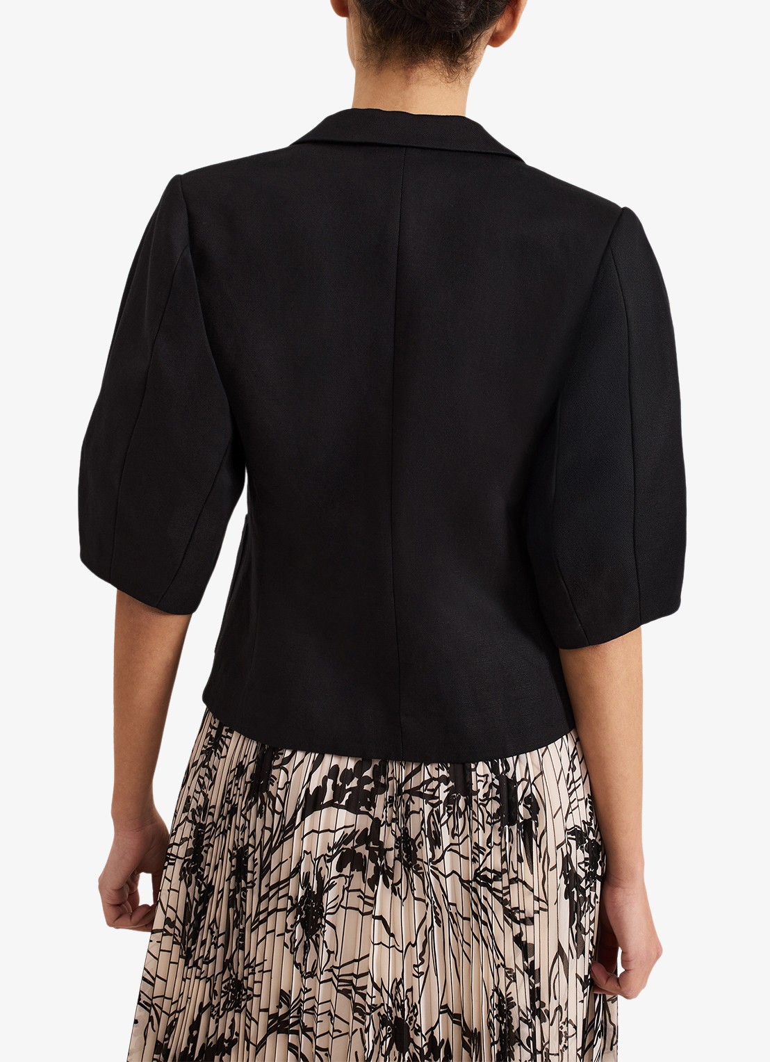 Phase Eight Coniston blazer met opgestikte zakken - achterkant 7 zwart