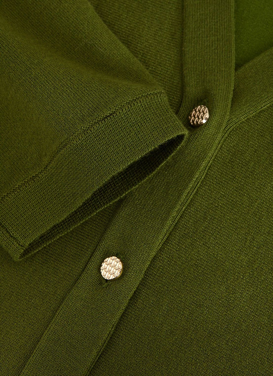 Phase Eight Cristine fijngebreid vest met vleermuismouw - detail 5 groen