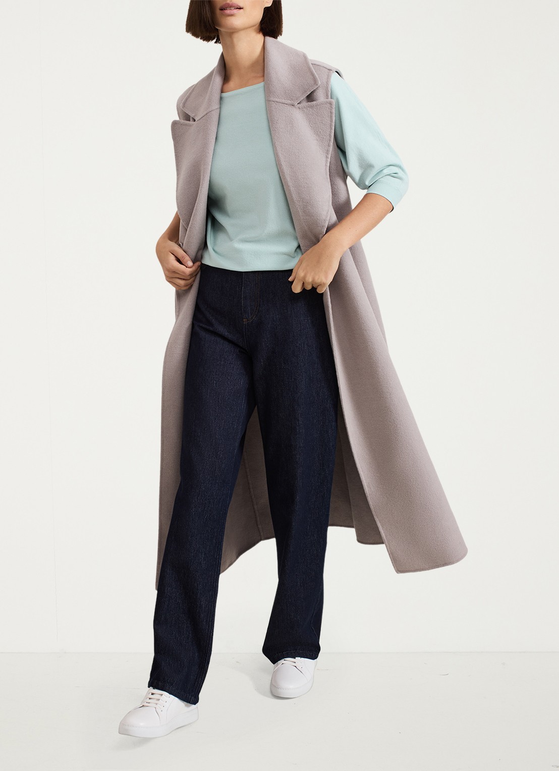 Phase Eight Cristine fijngebreide pullover met boothals - detail 8 mint