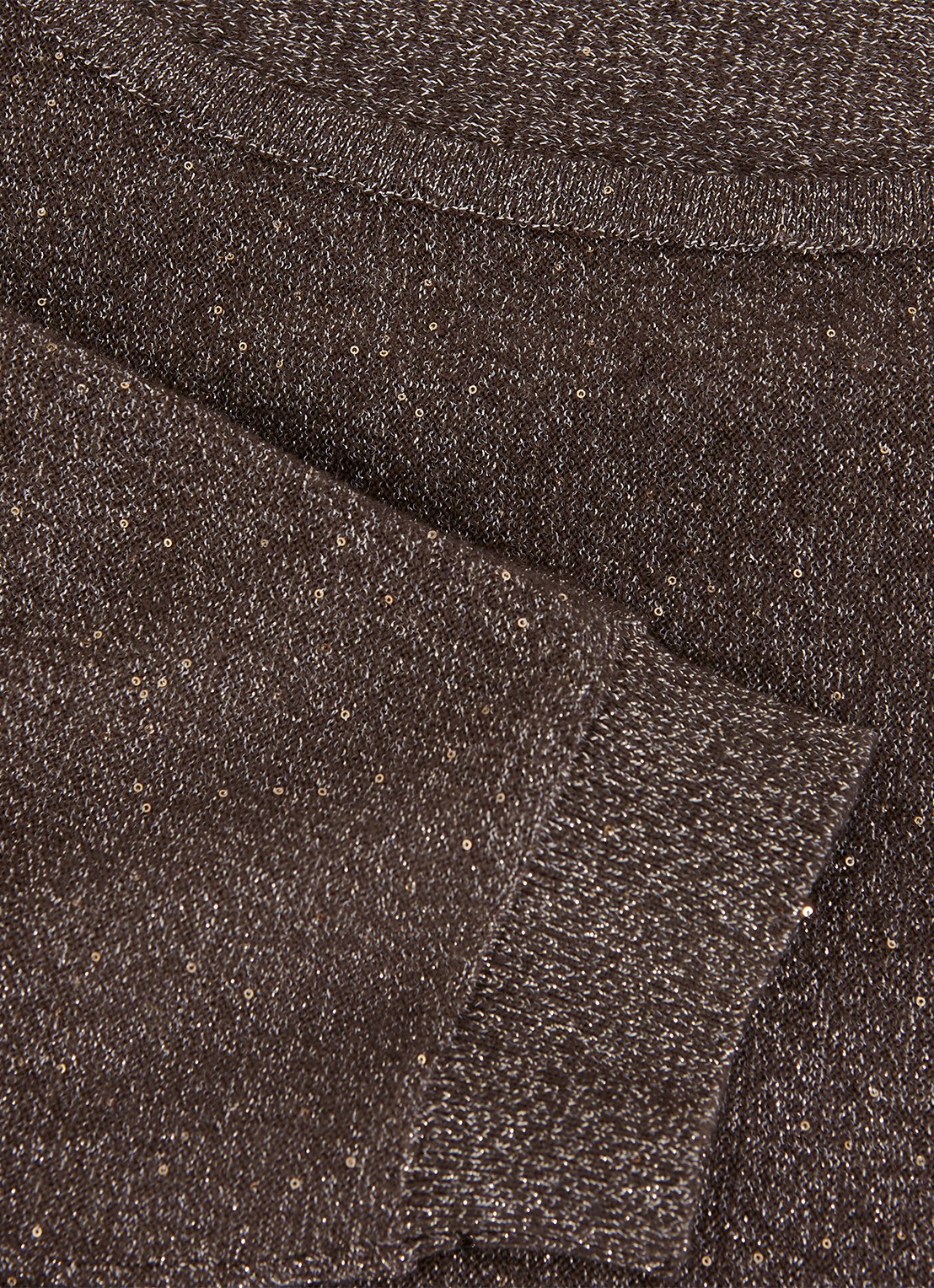 Phase Eight Cristine fijngebreide trui met lurex - detail 4 antraciet