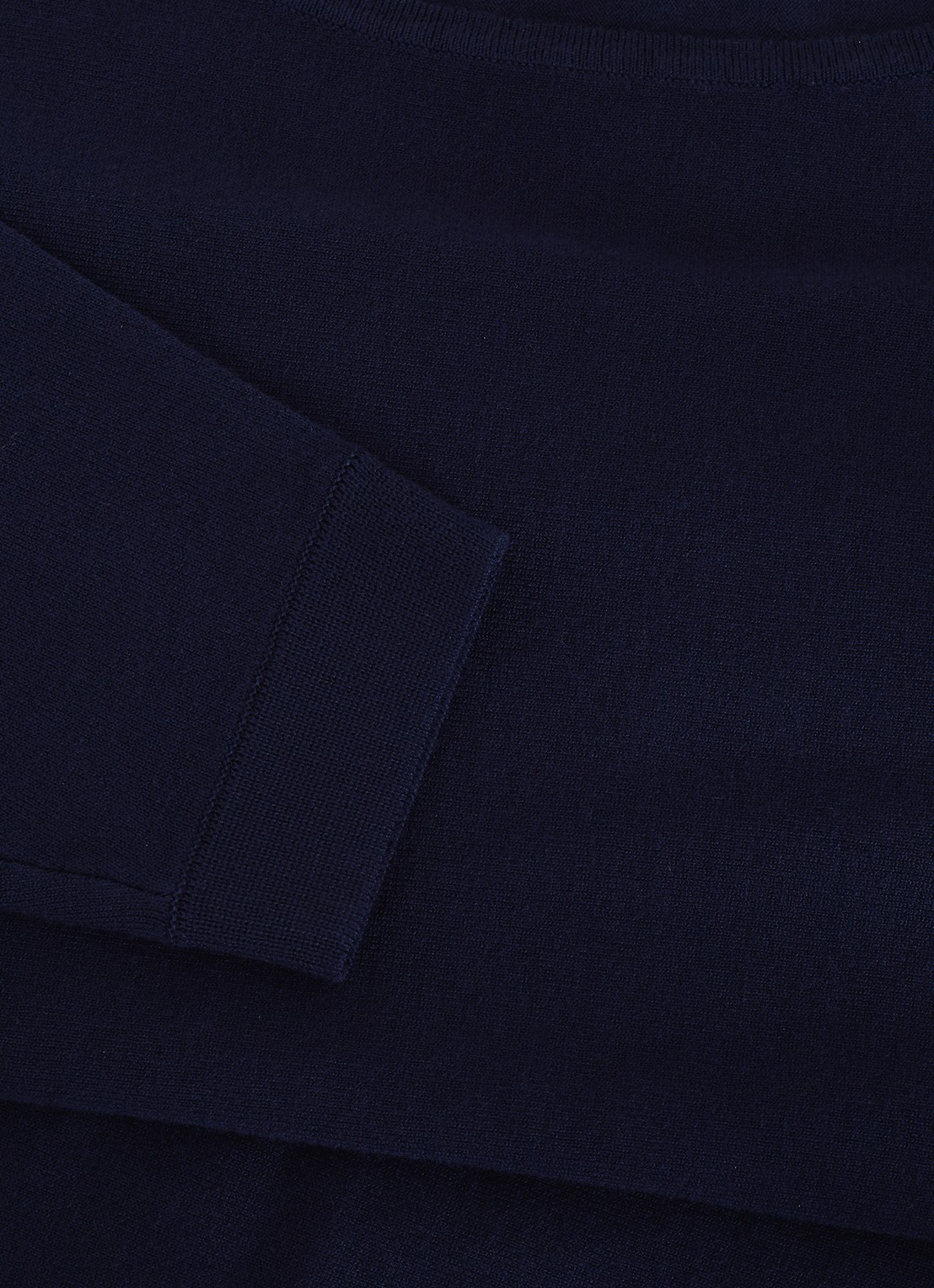 Phase Eight Cristine fijngebreide trui met vleermuismouw - detail 5 donkerblauw