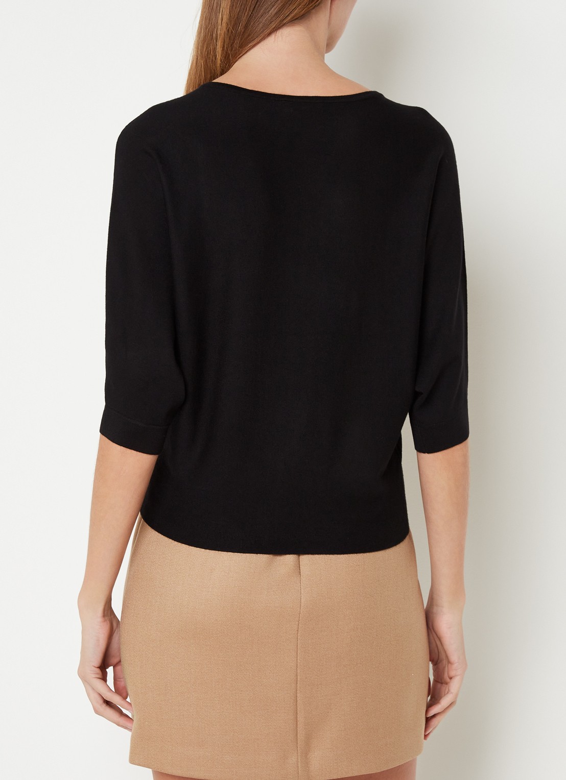 Phase Eight Cristine Knit Black XS - achterkant 4 zwart