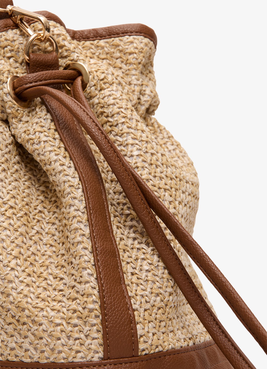 Phase Eight Crossbodytas met gevlochten detail en afneembare schouderriem - detail 3 beige