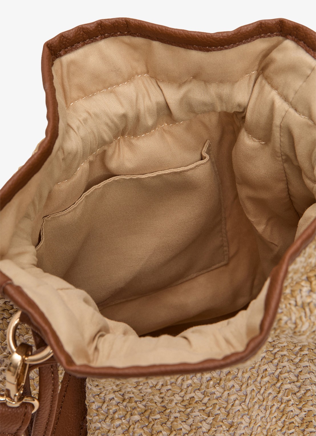 Phase Eight Crossbodytas met gevlochten detail en afneembare schouderriem - detail 4 beige