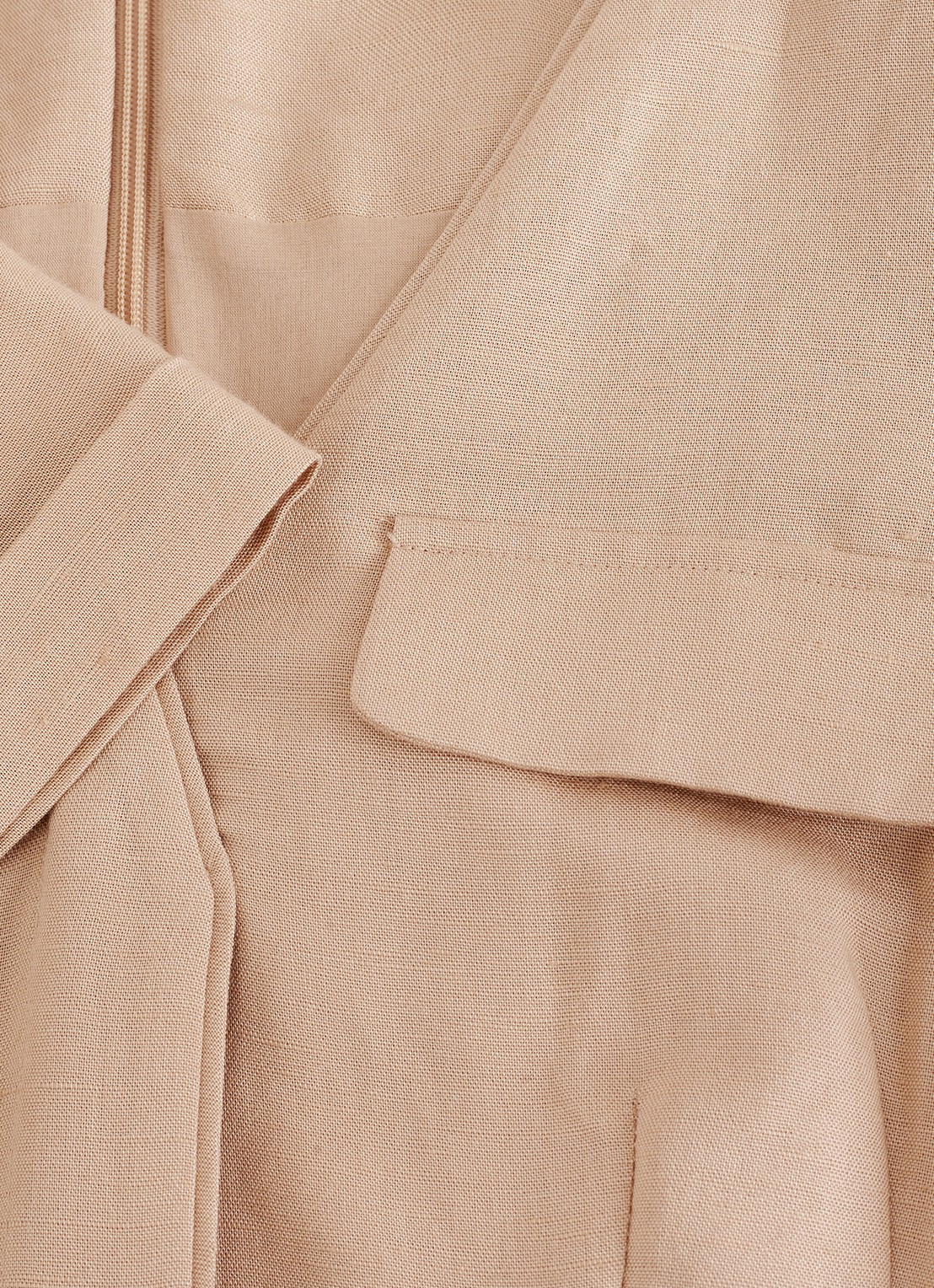 Phase Eight Daniela loose fit jumpsuit met strikceintuur - detail 6 beige