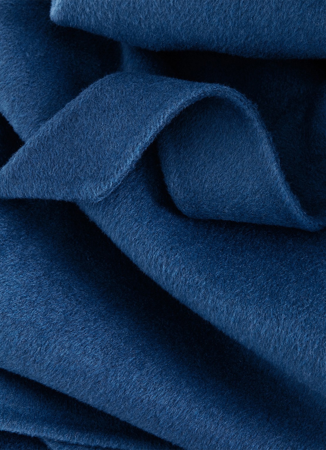 Phase Eight Darcy mantel in wolblend met steekzakken en strikceintuur - detail 6 petrol