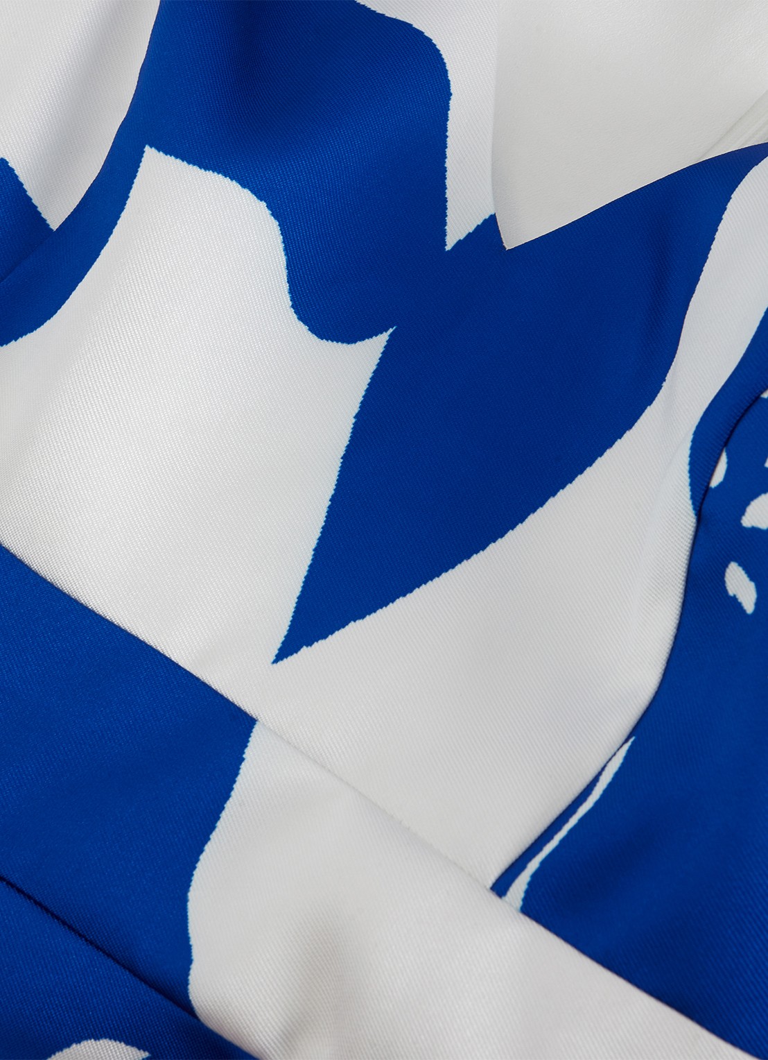 Phase Eight Delicia midi jurk met print - detail 6 kobaltblauw