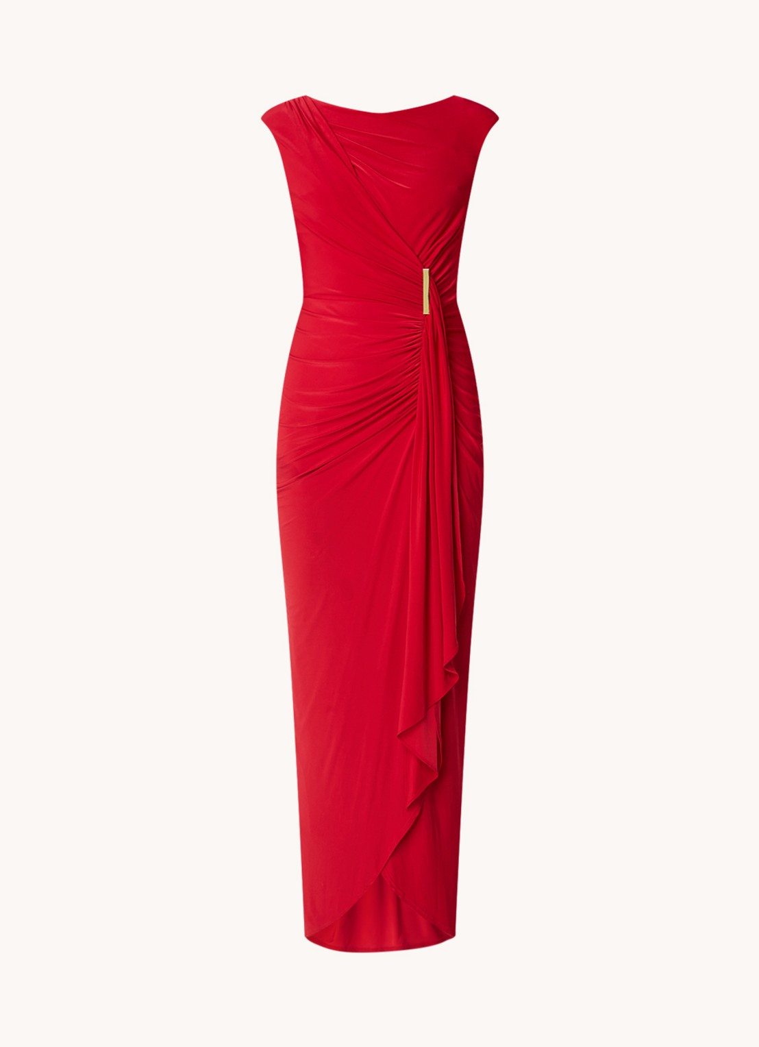 Phase Eight Donna Maxi Dress Scarlet 08 - voorkant 3 steenrood