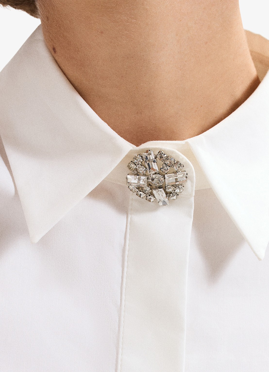Phase Eight Dorothy blouse met strass - detail 6 wit