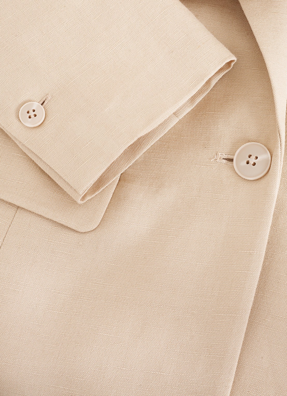 Phase Eight Elena blazer in linnenblend - detail 8 beige