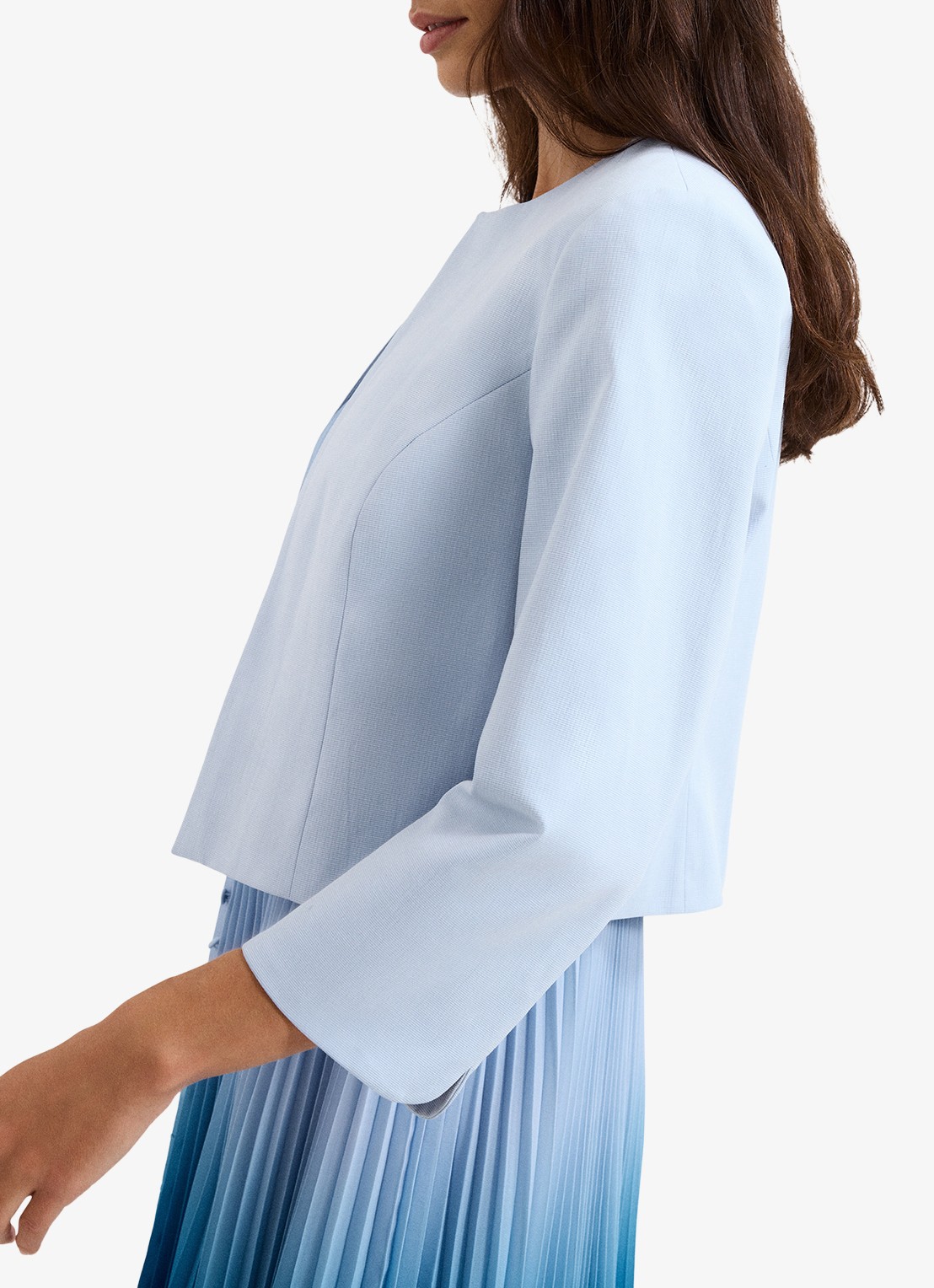 Phase Eight Elizabeth Jack met ronde hals - detail 6 lichtblauw