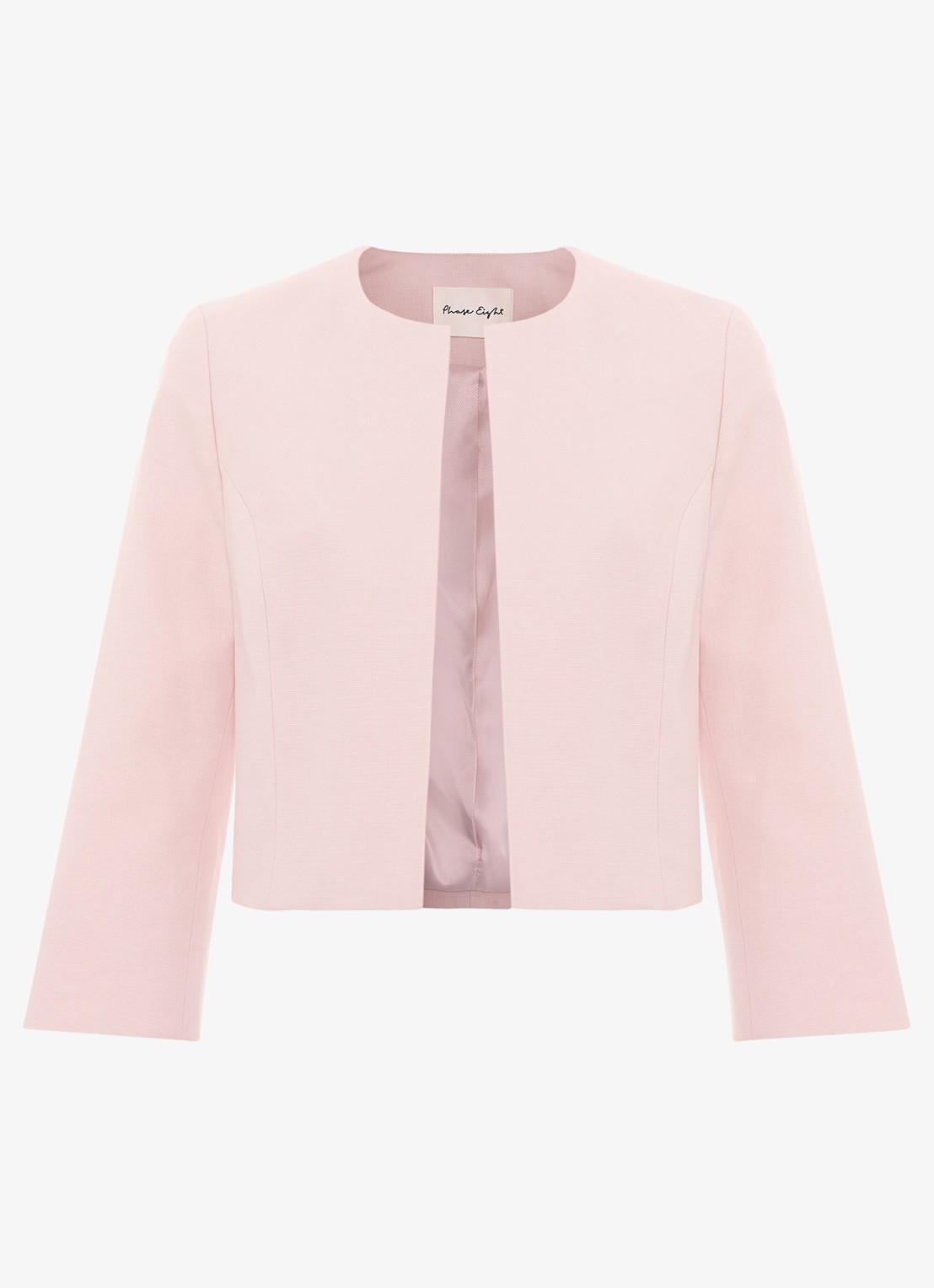 Phase Eight Elizabeth openvallende bolero  - voorkant oudroze