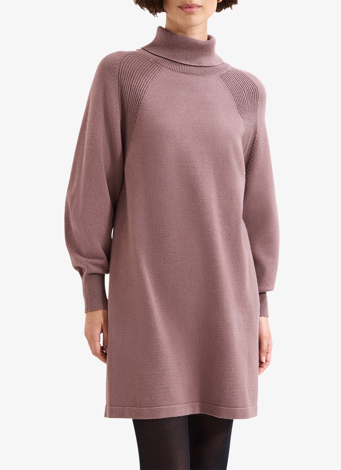Phase Eight Ellie mini jurk met ballonmouw - detail 2 taupe