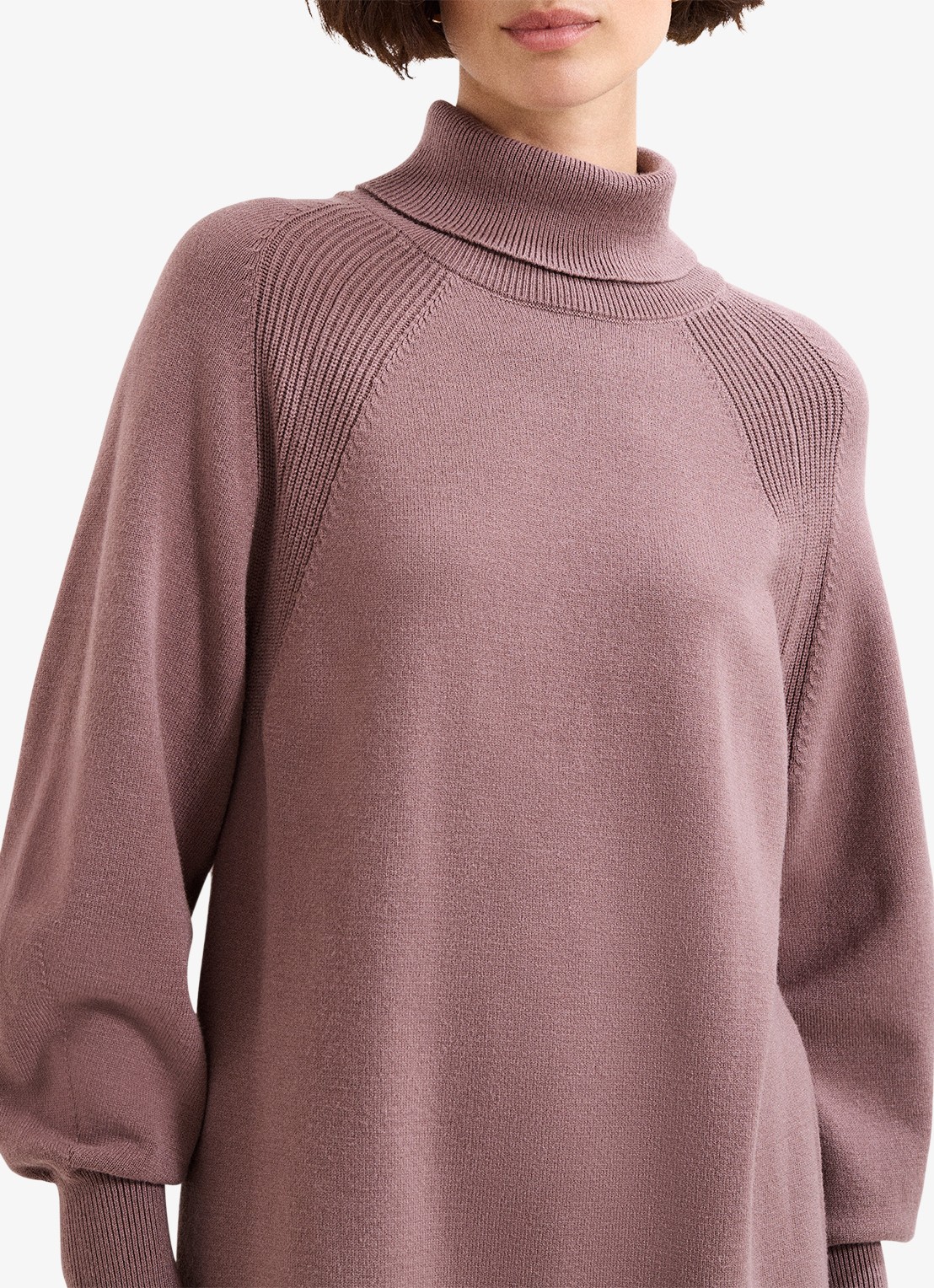 Phase Eight Ellie mini jurk met ballonmouw - detail 3 taupe