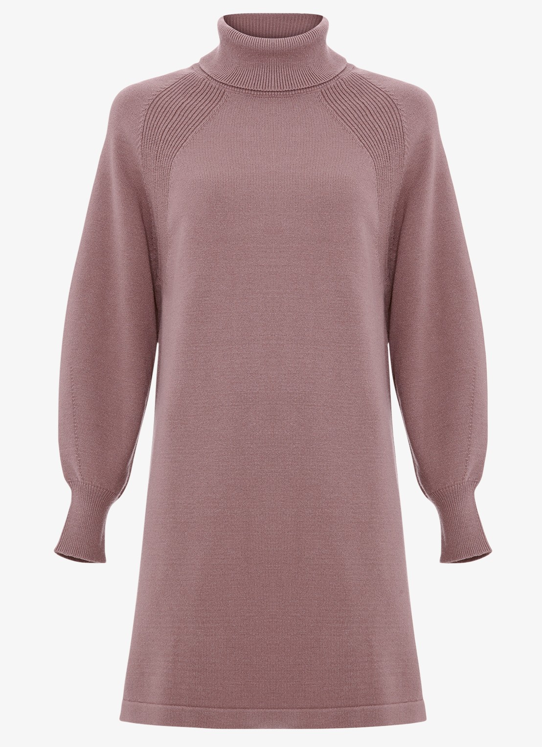 Phase Eight Ellie mini jurk met ballonmouw - voorkant 6 taupe