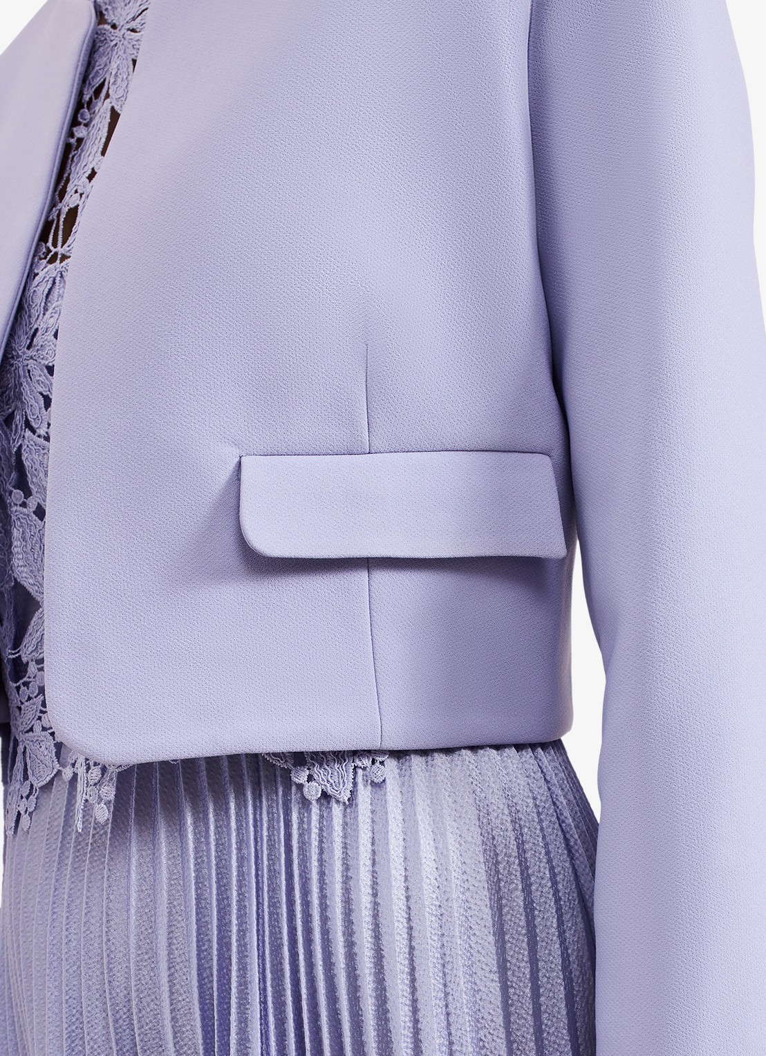 Phase Eight Emma bolero met structuur - detail 2 lichtblauw