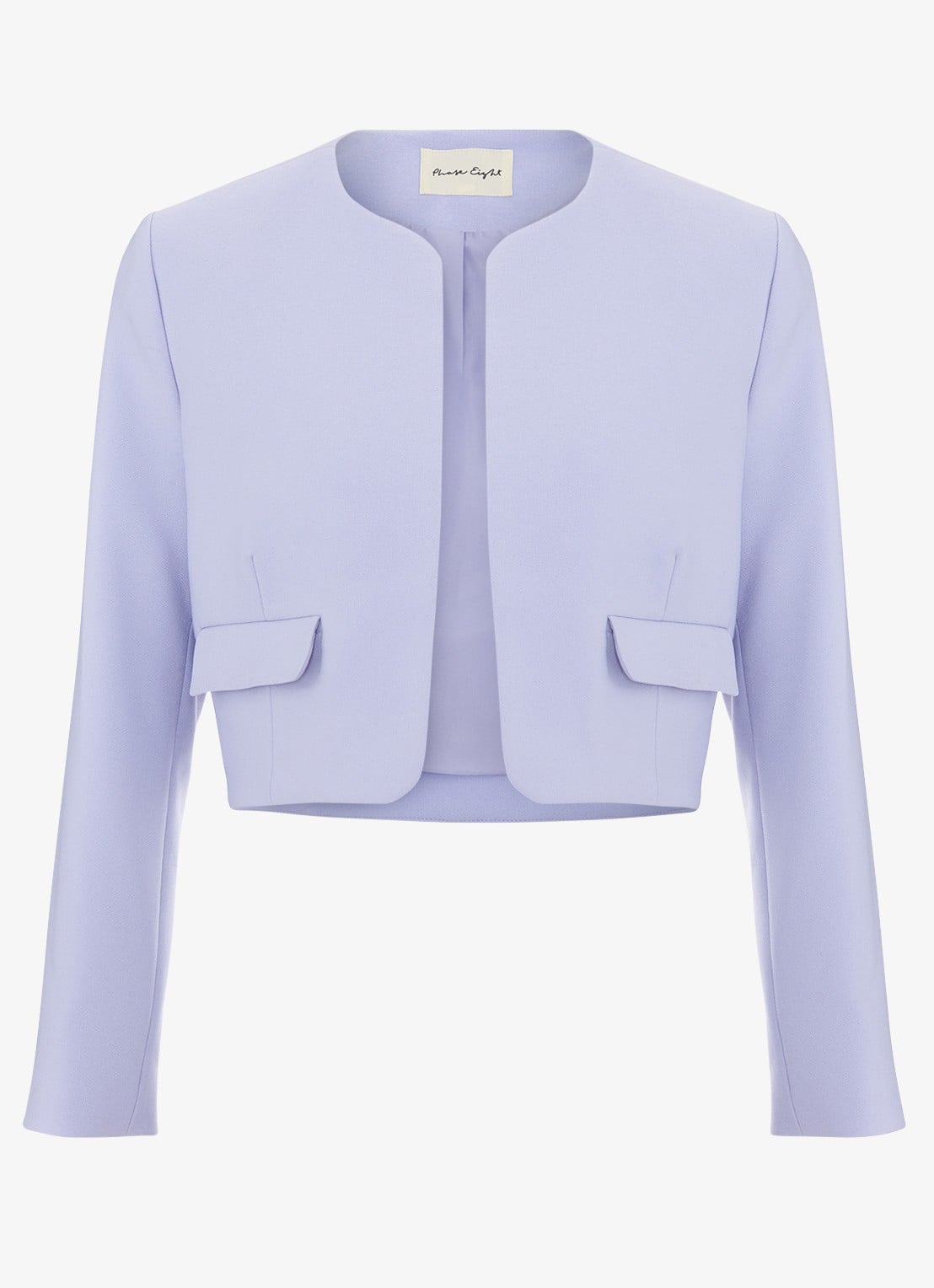 Phase Eight Emma bolero met structuur - voorkant 5 lichtblauw