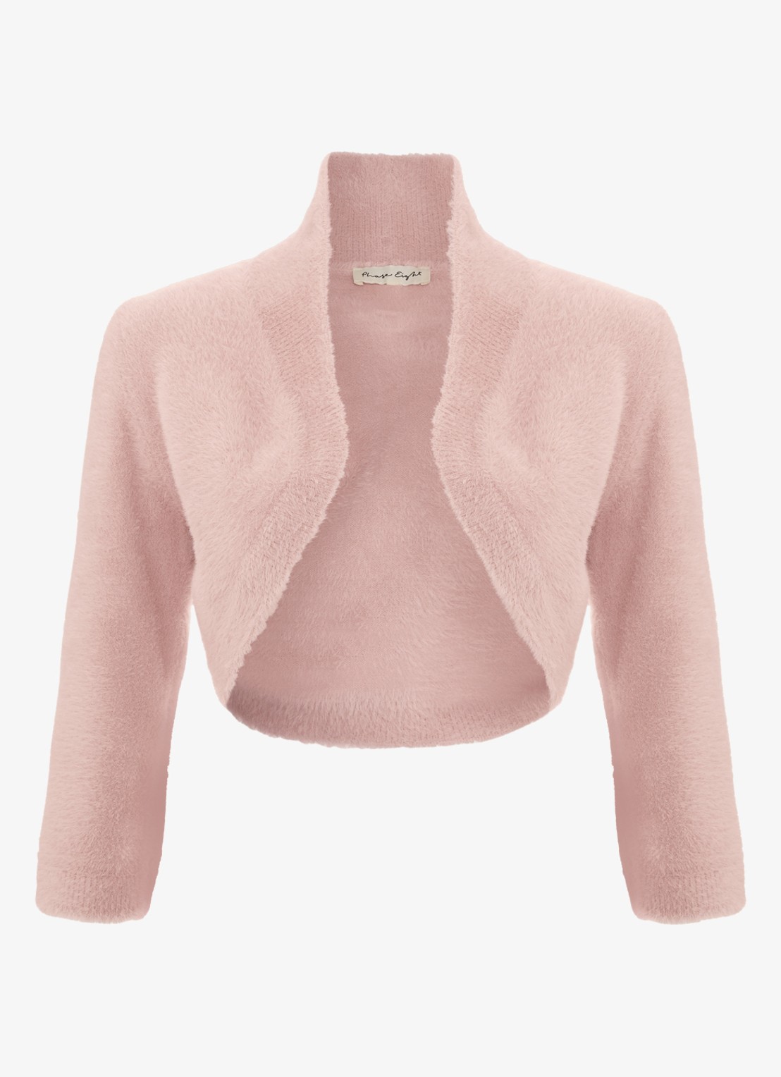 Phase Eight Fay fijngebreide bolero - voorkant 6 oudroze