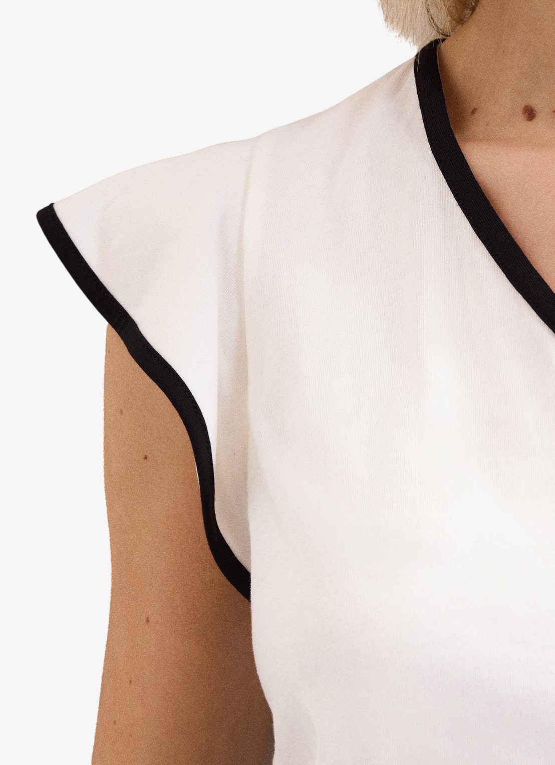 Phase Eight Fleur tuniek met vlindermouw - detail 3 wit