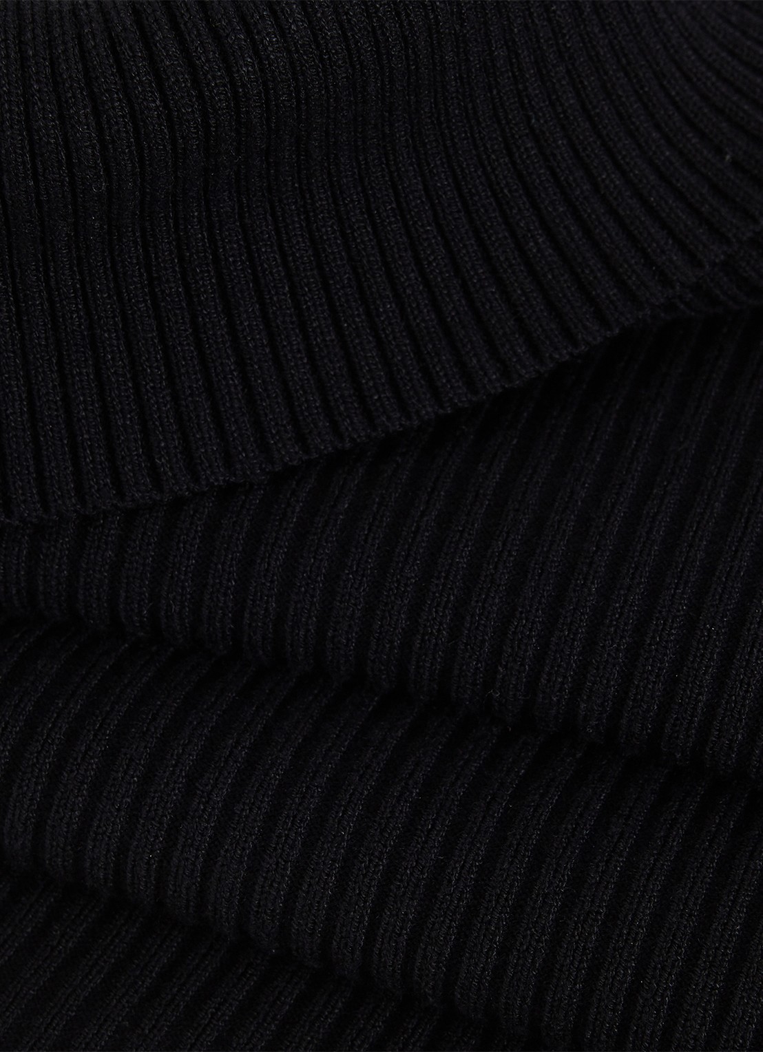 Phase Eight Fran ribgebreide coltrui met stretch - detail 7 zwart