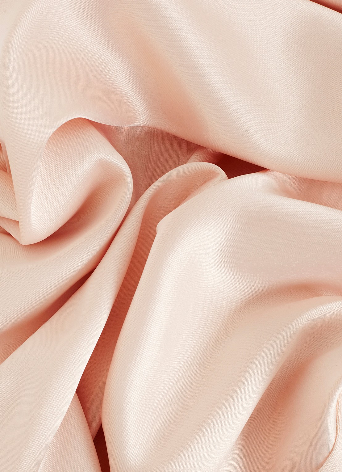 Phase Eight Francesca top van satijn met ronde hals - detail 5 oudroze