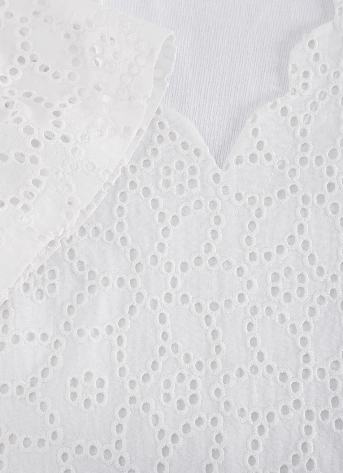 Phase Eight Freya tuniek met borduring - detail 7 wit