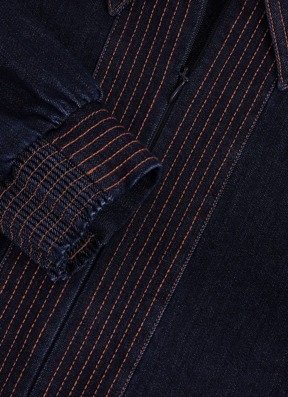 Phase Eight Gabi mini tuniekjurk van denim - detail 3 indigo