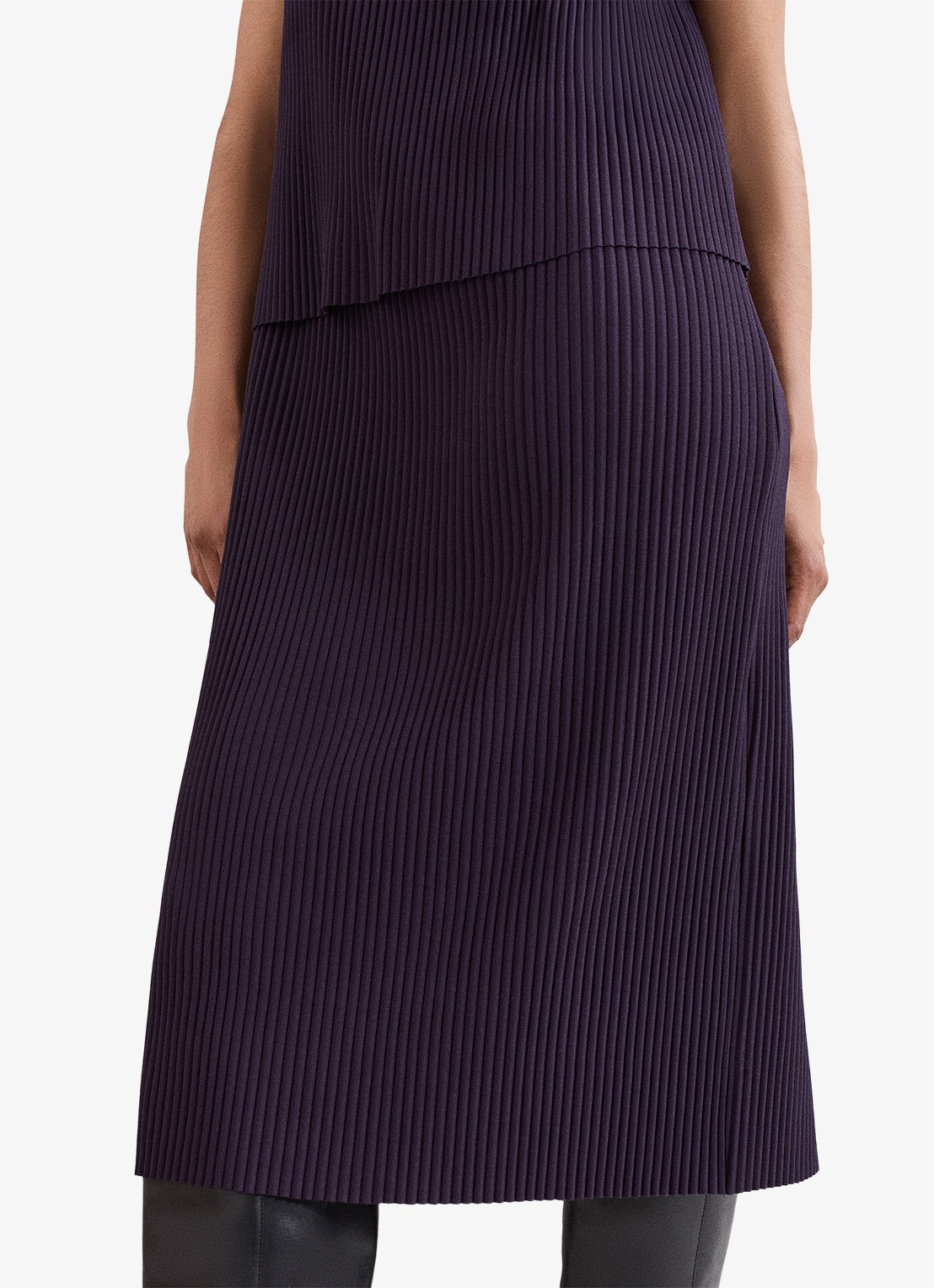 Phase Eight Gracie midi jurk met textuur 2-delig - detail 6 paars