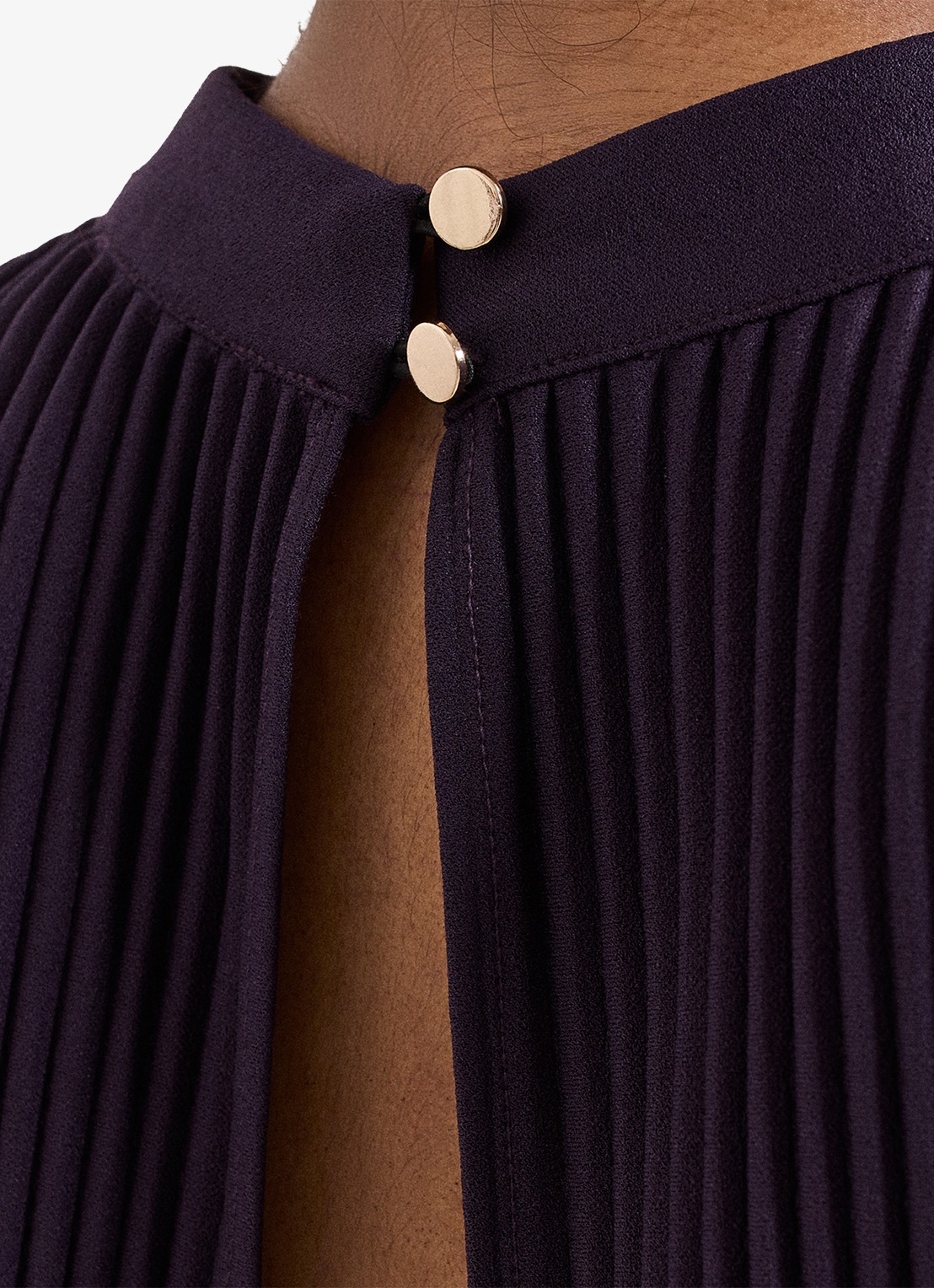Phase Eight Gracie midi jurk met textuur 2-delig - detail 7 paars