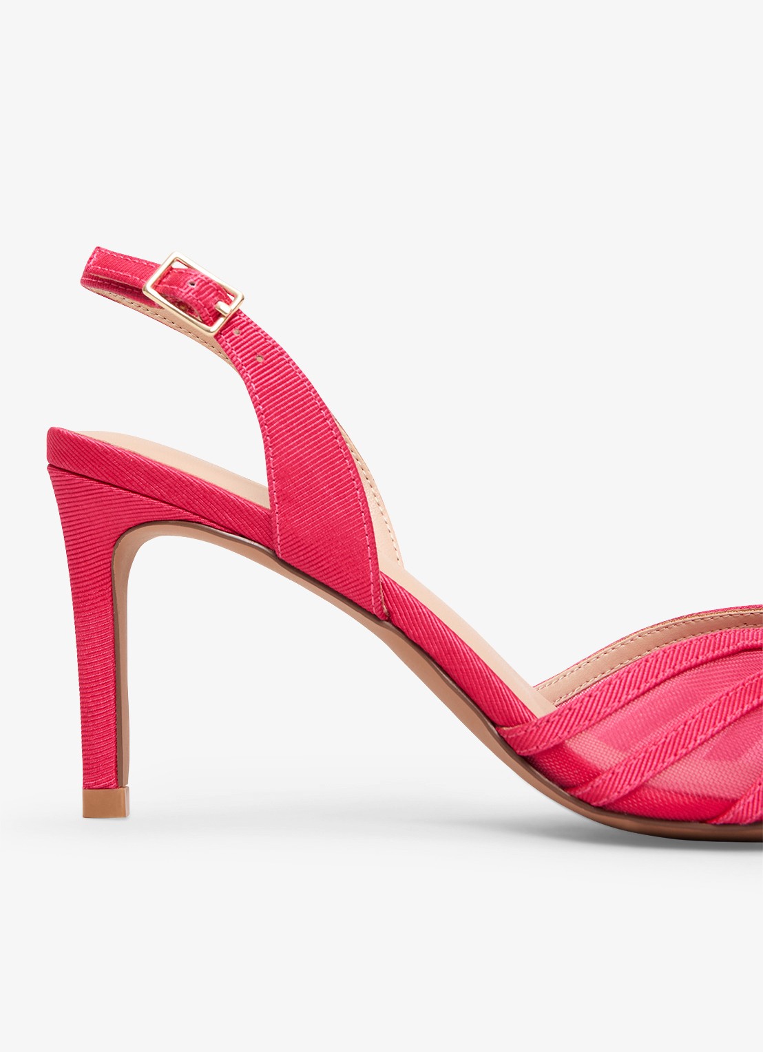 Phase Eight Grosgrain slingback met strikdetail - detail 3 roze