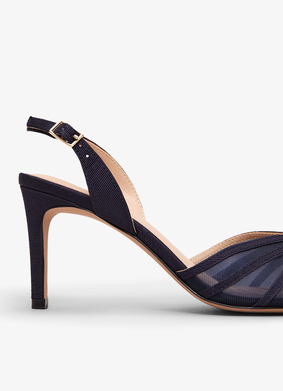 Phase Eight Grosgrain slingback met strikdetail - detail 3 donkerblauw