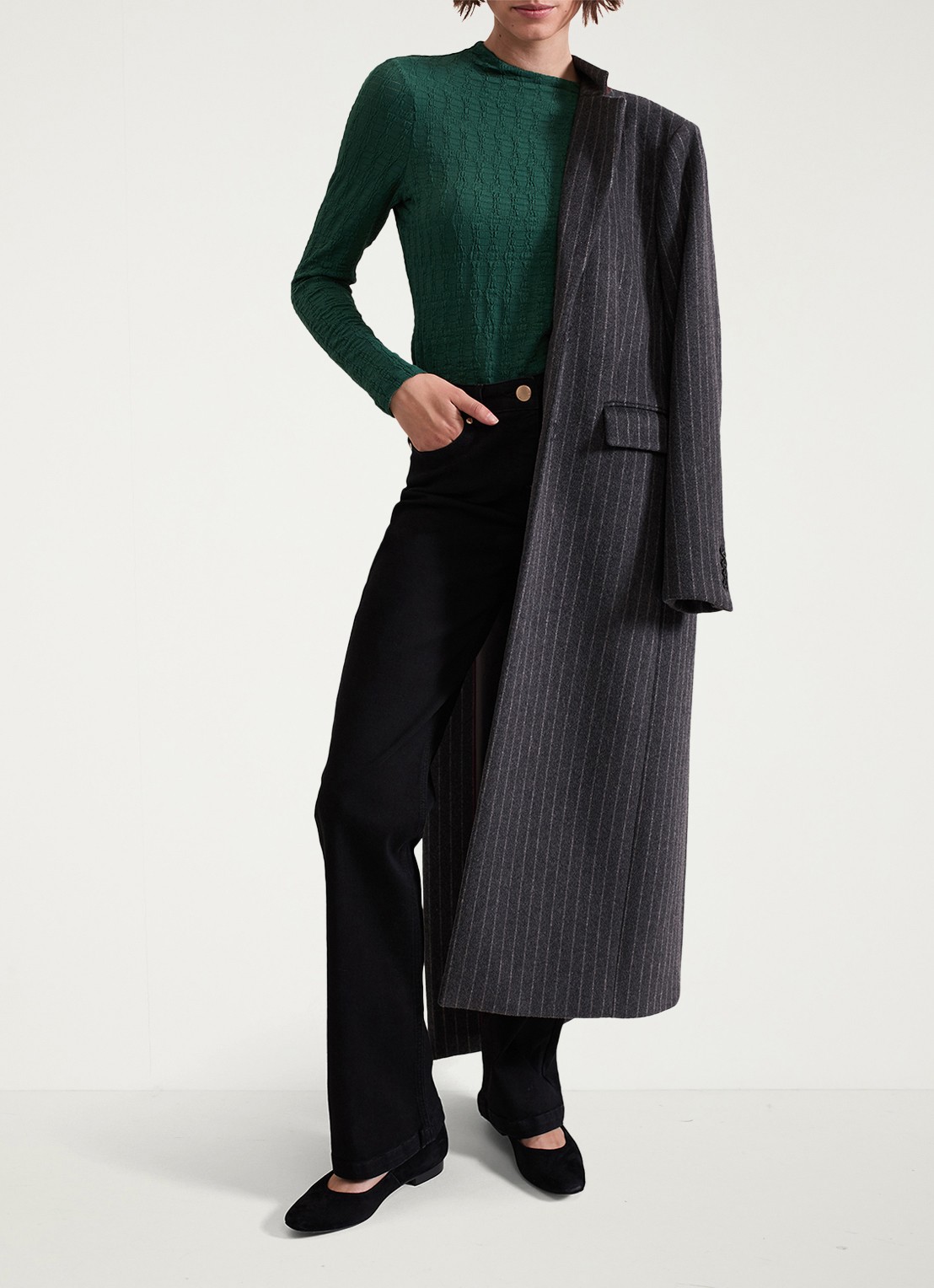 Phase Eight Haylee pullover met structuur - detail 6 groen