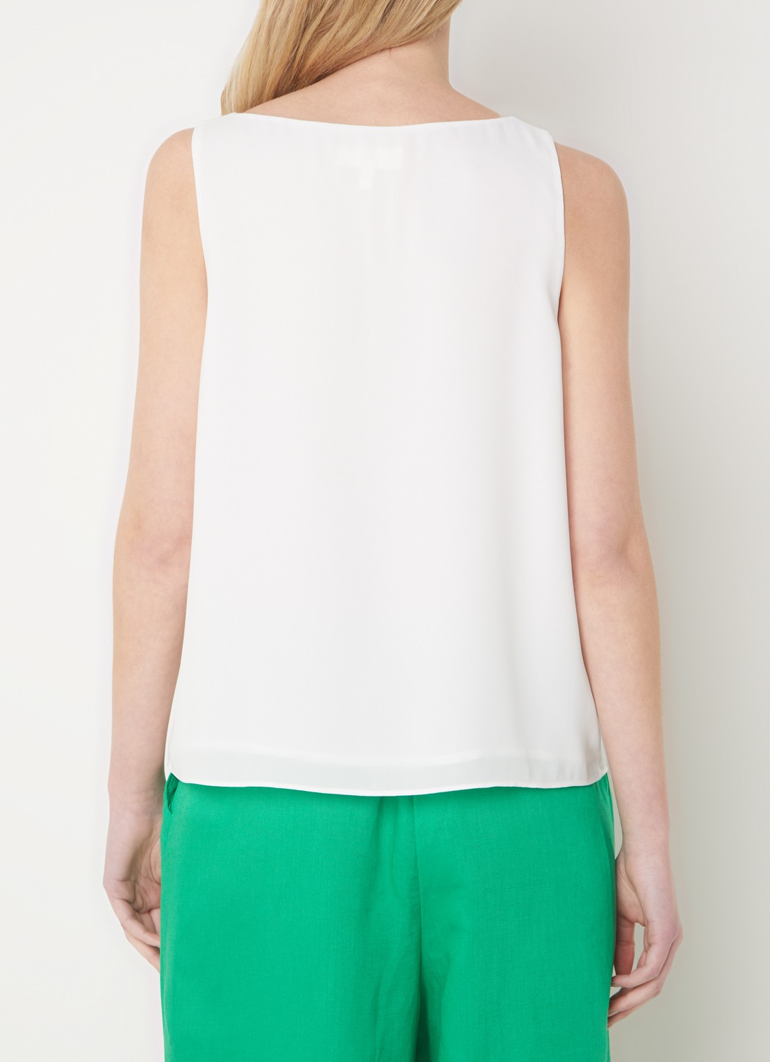 Phase Eight Hayley mouwloze top met strass - achterkant 2 gebroken wit