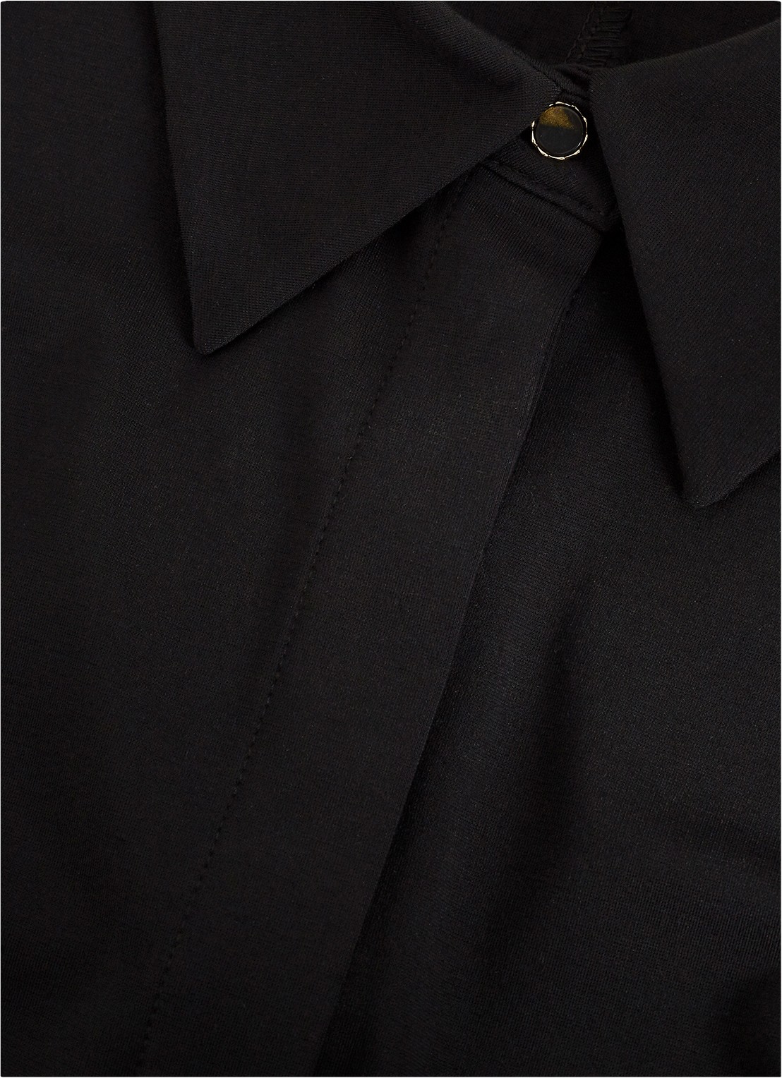 Phase Eight Helena blouse met kraag - detail 6 zwart