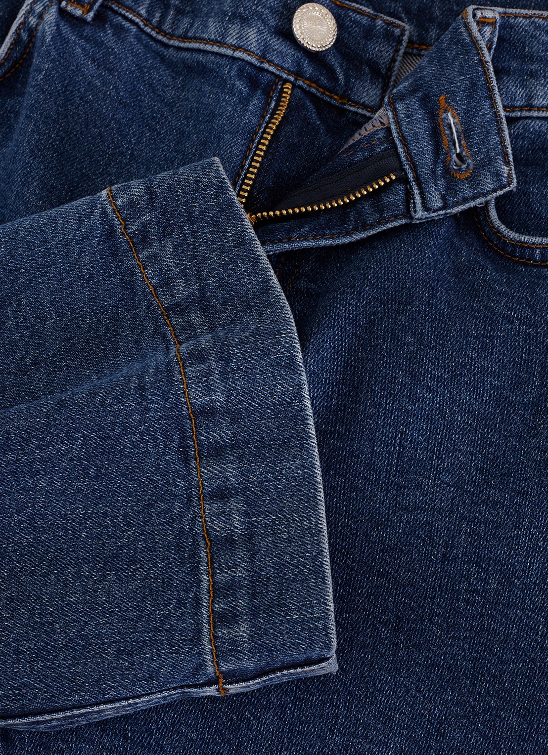 Phase Eight High waist cropped straight fit jeans met steekzakken - detail 6 denim