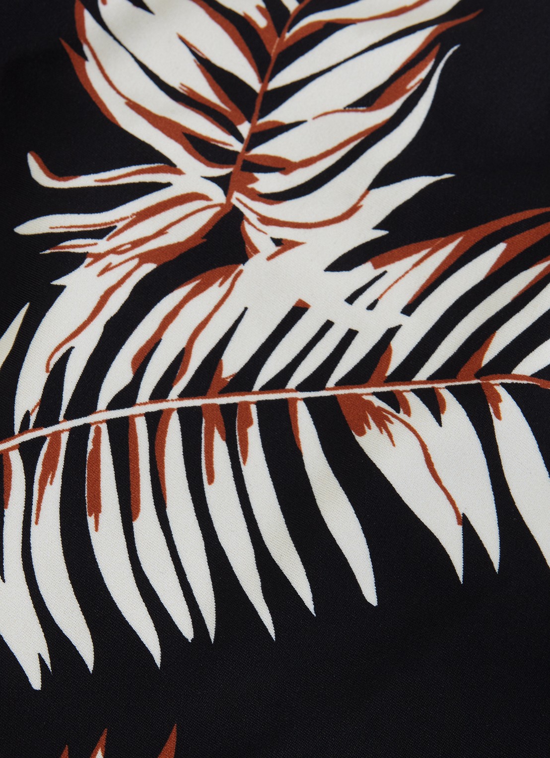 Phase Eight Hipster bikinislip met bladprint - detail 7 zwart
