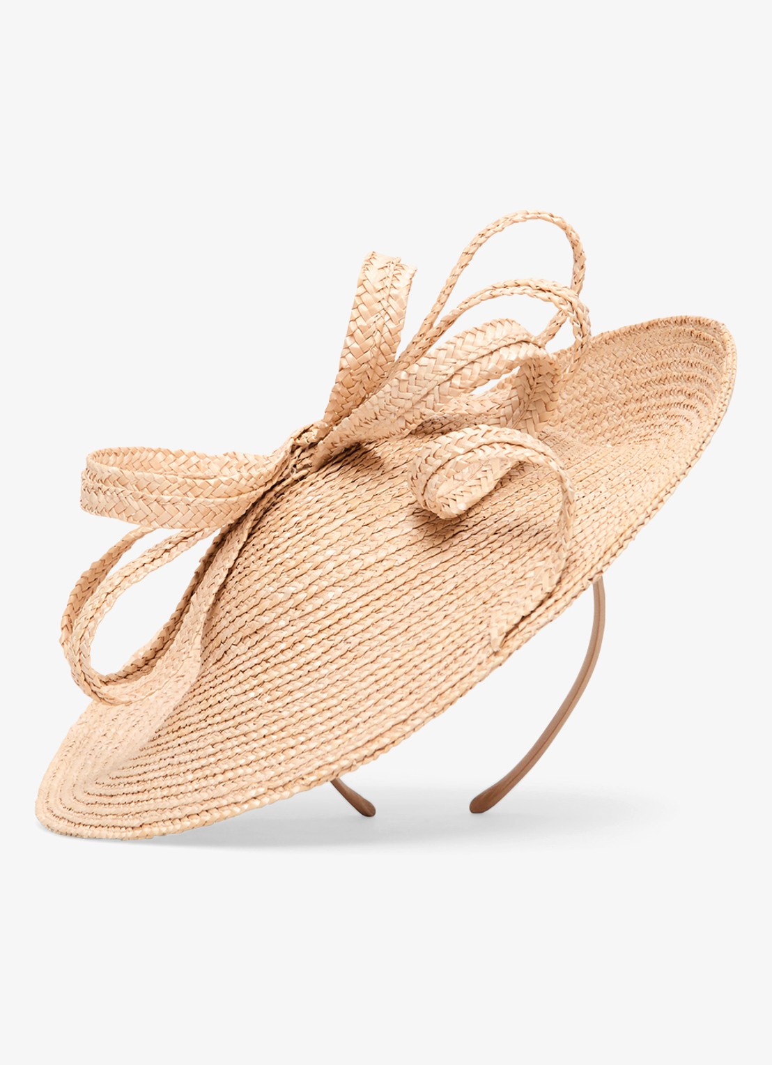 Phase Eight Hoed van stro - voorkant beige